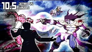 [What-If] Star Platinum VS King Crimson (Jotaro VS Diavolo).