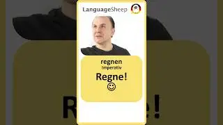 Konjugation und Aussprache von REGNEN in allen Zeiten Conjugation German REGNEN (to rain) all tenses