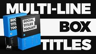 Social Titles Toolkit - After Effects Template