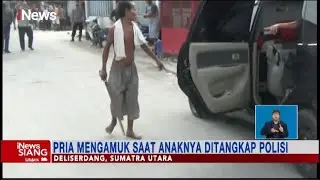 Ngamuk! Pria di Deli Serdang Serang Polisi saat Anaknya Ditangkap 