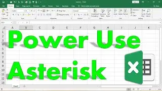 Power use of Asterisk in Ms Excel | How to use wildcard in Ms Excel