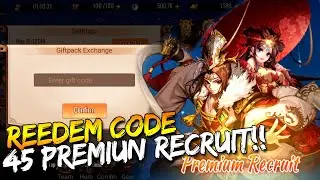 New Redeem Code 2021 + 45 Premium Recruit & Basic Recruit!! - Dynasty Scrolls