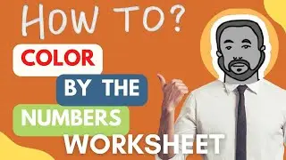 How to Make a Color by the Numbers Worksheet Canva Training Full Tutorial