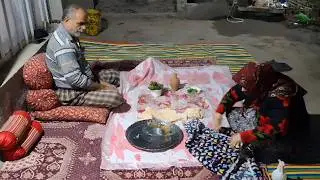 Making pickles, raisins, applying henna and old Iranian village traditions