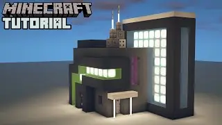 Minecraft - Cyberpunk House Tutorial (How to Build)