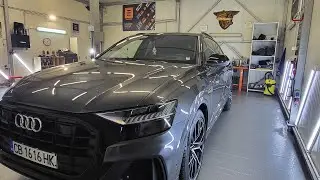 ПАСТИРАНЕ НА АВТОМОБИЛА НА ПЕВИЦАТА БИЛЯНИШ AUDI Q8