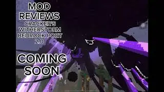 Minecraft Mod/Addon Reviews Part 1 - Cracker's Wither Storm Bedrock Port 2.0 (Cinematic Trailer)