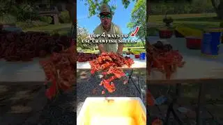 HOW TO USE OLD CRAWFISH SHELLS