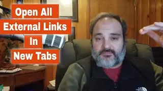 Always Open External Links in a New Tab in Wordpress