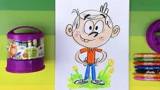 Как нарисовать МОЙ ШУМНЫЙ ДОМ Линкольна