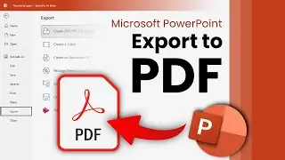 How to Export a PowerPoint to a PDF File