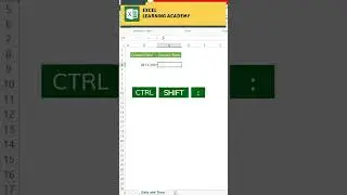 Best way to put current date & time in excel 