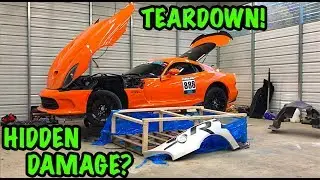 Rebuilding A Wrecked 2014 Dodge Viper TA TIME ATTACK PART 3