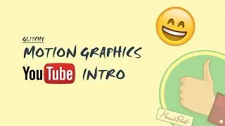 Motion Graphics Glitchy Youtube Intro [AE] - HowiDoit