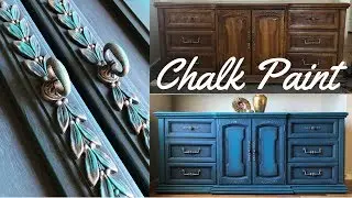 DIY Dresser Makeover w/ Annie Sloan Chalk Paint Aubusson Blue