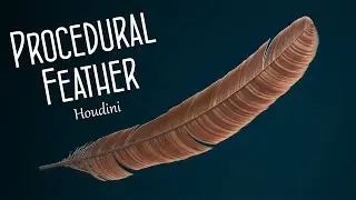 Basic Procedural Feather || Houdini Tutorial