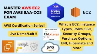 Master AWS EC2(Elastic Compute Cloud) for AWS SAA-C03 Exam | Live Demo of Concepts | #aws #ec2