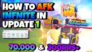 How to AFK INF in UPD 1 | Anime Defenders