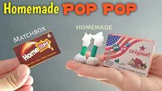 How to make Crackers from Matchbox | Homemade Pop Pop | Diwali special 2023