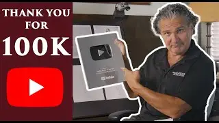 100K  Youtube Play Button Opening