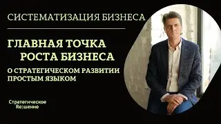 О стратегическом развитии бизнеса - главном инструменте роста и систематизации. Александр Шведов