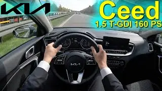 2023 Kia Ceed SW 1.5 T-GDI 160 PS TOP SPEED AUTOBAHN DRIVE POV