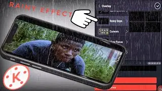 ☔Rainy Effect Tutorial in kinemaster / No Green screen ❌