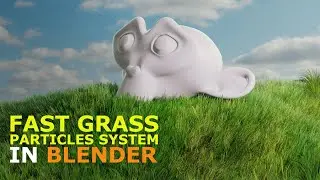 Tutorial: FAST Particle Grass | Blender For Beginners