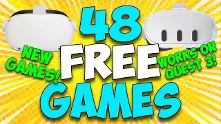 48 FREE Meta Quest 3 & 2 Games on Applab & Sidequest! 