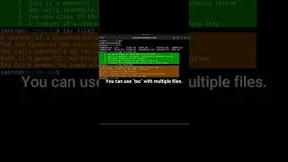 Learn Linux/Unix 'tac' Command in 60 Seconds! | Linux/Unix Commands for Beginners