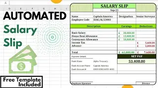 Automate Your Payroll: Creating Simple Salary Slips in Excel | Payroll Management