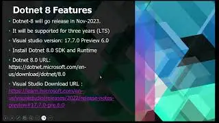 Dotnet 8 New Features Part-1