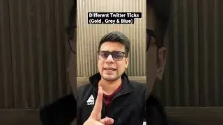 Different type of Verified Twitter Ticks Available (Gold , Grey & Blue)