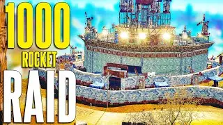 RAIDING with a 15,000 HOUR PLAYER - 1000 Rocket VANILLA Rust Raid