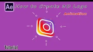 How to create 3D Logo Pop Animation in After Effect tutorial