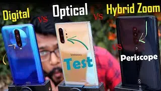 Periscope Lens vs Optical vs Digital vs Hybrid ZOOM - Explain & TEST