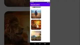 NestedScrollView on RecyclerView Example with Kotlin Code