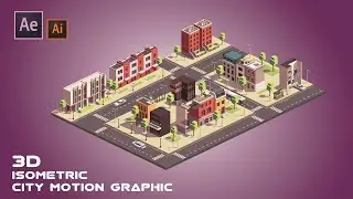 How to create 3D Isometric City Animation in After Effects | Motion Graphics Tutorial