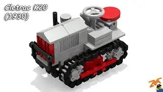 Cletrac K20 из Lego (мини-инструкция)