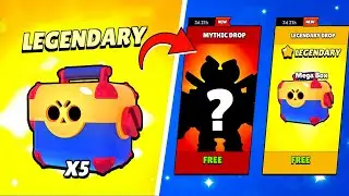 WOW!🎁🎁🎁MEGA LEGENDARY GIFTS - brawl Stars Free Box Opening