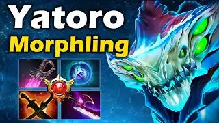 Яторо на Сигнатурном Морфлинге Абузит Паблик - Yatoro Morphling 7.36 ДОТА 2