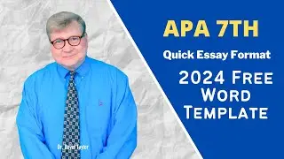 APA Style Essay Format 2024 (Word)