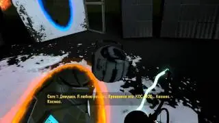 Portal 2 - Концовка, разговор первого модуля, космос, Уитли