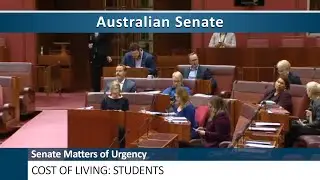 Senate Matters of Urgency - Cost Of Living: Students