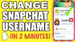 How To Change Snapchat Username 2022 (ACTUALLY WORKS) *Change Username On Snapchat*