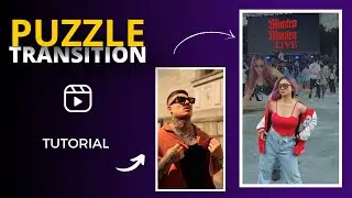 How to create Puzzle Transition in Capcut | How to make Puzzle transition video in Capcut tutorial