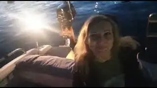 ночной Выборг с воды
