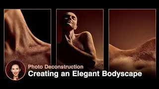 Creating an Elegant Bodyscape with Makeup Powder | Photo Deconstruction