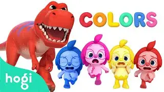 Run, Hogi! Learn Colors with Dinosaur Race 🦖🦕 | Colors Songs | Kids Learn Colors | Pinkfong Hogi