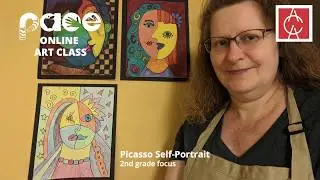 PACE Online: Picasso Self Portrait (Visual Art 2nd grade fine art)